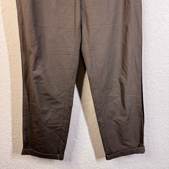 ZADIG & VOLTAIRE Pants Trousers 28 Pomelo Rip Stop Elastic Back Waist Cropped - Picture 6 of 15